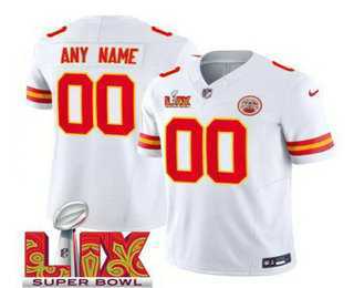 Men & Women & Youth Kansas City Chiefs Customized White 2025 Super Bowl LIX FUSE Vapor Limited Jersey,We sell and wholesale Men & Women & Youth Kansas City Chiefs Customized White 2025 Super Bowl LIX FUSE Vapor Limited Jersey on line form chian!